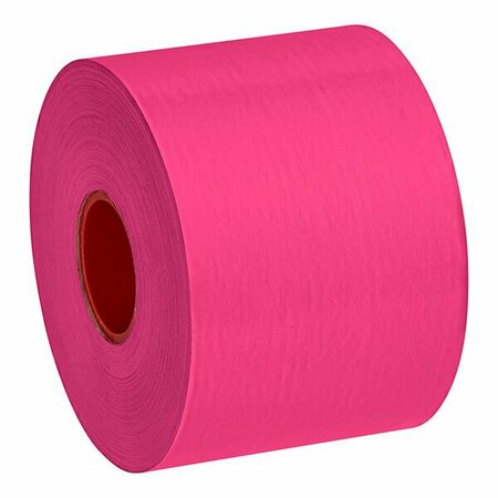 MAXSTICK PlusD 2 1/4'' x 170' Pink Diamond Adhesive Thermal Linerless Sticky Label Paper Roll, 12PK 105214170PDP